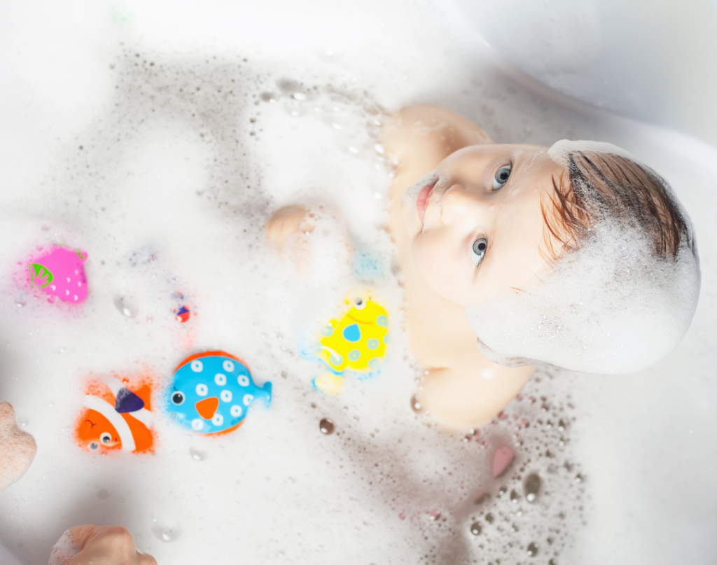 early language opportunities in the tub