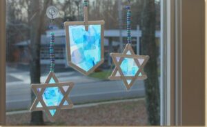 Star of david winter craft