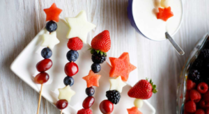 colorful food skewers for picky eaters