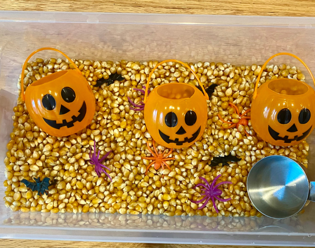 Halloween sensory bin ideas