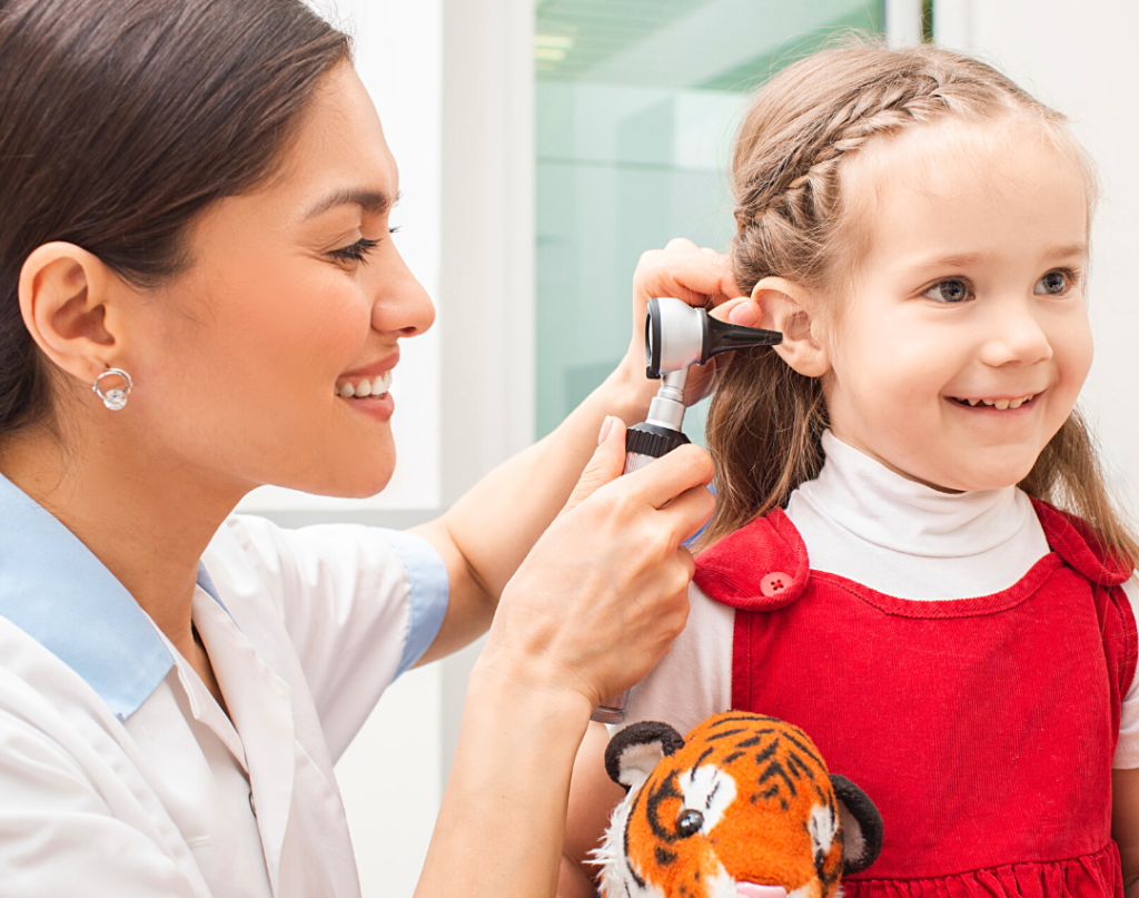 hearing loss exam for child