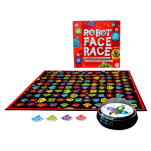 Robot Face Race board game